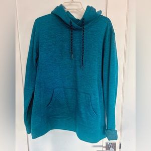Burton Teal blue hoodie. Size XL